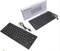 Keyboard Mini Keyboard K-1000 Wired Usb Mini Keyboard Black Color for computers / laptops / tablets. 