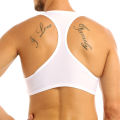 Men Sissy Sports Bra Training Tank Top Lingerie Underwear Bikini Lingerie Top Party Clothes Clubwear. 