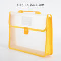 A4 Document Bag Filing Products Portable Office Bag Large-capacity Storage Bag Portable File Bag A4 File Bag. 