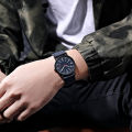 Men Quartz Watch Accurate Soft Wristband Nylon Braided Luminous Sports Wrist Watch for Daily Wear. 