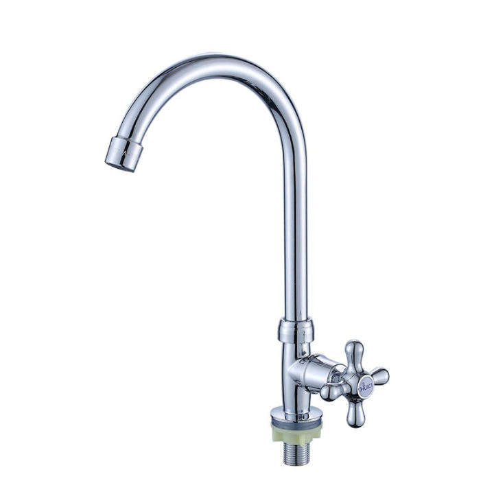 Kitchen Sink Tap Easy to operate Deck Mounted Long Neck Swan Neck Sink Tap