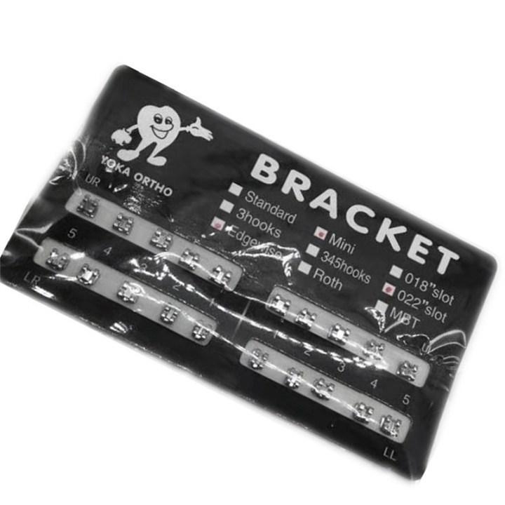 Fake%20Braces%20Braces%20Wax%2010%20Sheets/Pack%20200%20Pcs%20of%20Brackets%20MIM%20Roth%20Mini%200.022%20with%20Hook%203%20-%20Image%202