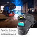 True Color Auto Darkening Welding Helmet with Wide Welding Visor Wide Viewing Angle Transparent Welding Hood. 
