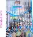 Blue Aura BTS BT21 Pen Set of 4 For School College Office Gifting Or Collectible (BTS Boys). 