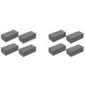8Pcs Dry Floral Foam for Artificial Flowers Wet Floral Foam Bricks Grey Florist Styrofoam Blocks for Flower Arrangement. 