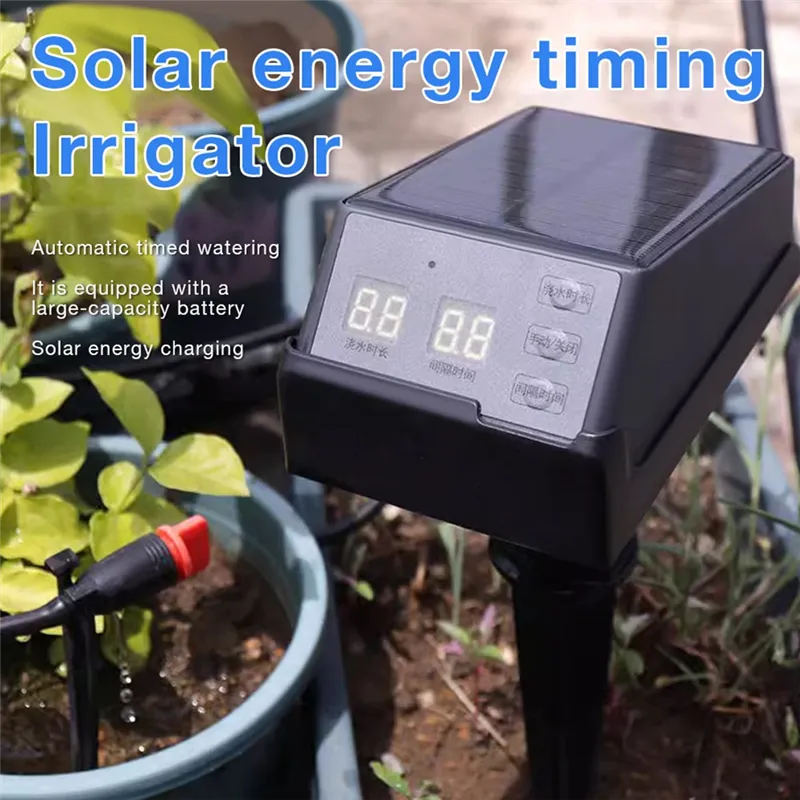 Solar Automatic Irrigation Timer Drip Irrigation Water Pump Control ...