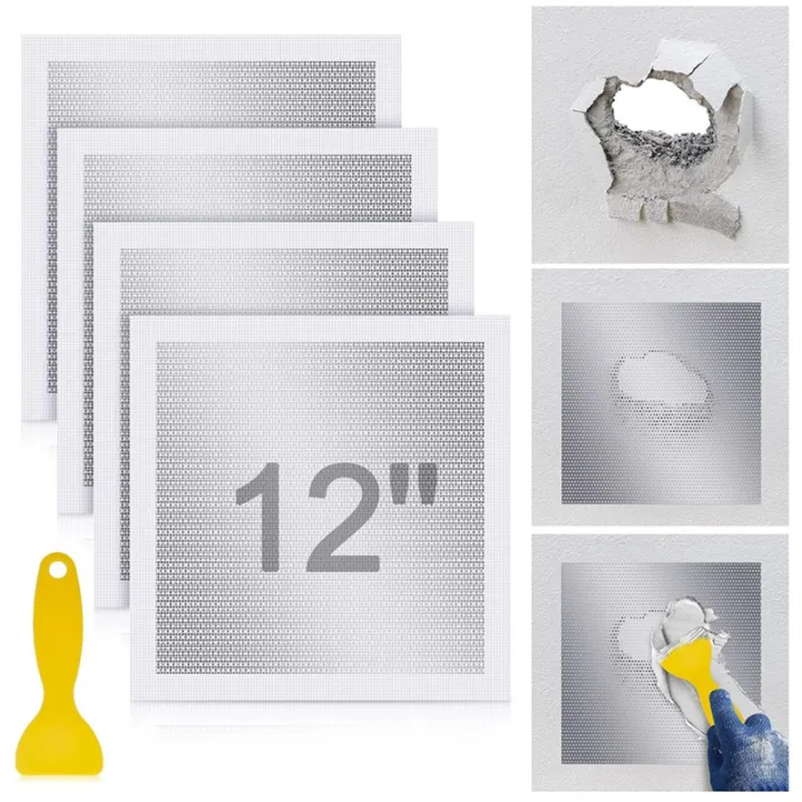 FORIDE%204%20Pcs%20Drywall%20Repair%20Kit%2012%20X12%20Drywall%20Repair%20Patch%20with%20Scraper%20Self%20Adhesive%20Wall%20Repair%20Patch%20Drywall%20Repair%20Patch%20-%20Image%203