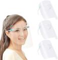 Glass Face Shield (Clear Plastic) 3pcs Pack. 