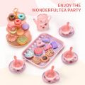 Toy Tea Set For Little Girls.Tea Party Set Toys For Kids Girls Pretend Play Snack Toy.Toddler Afternoon Tea Sets Toys. 