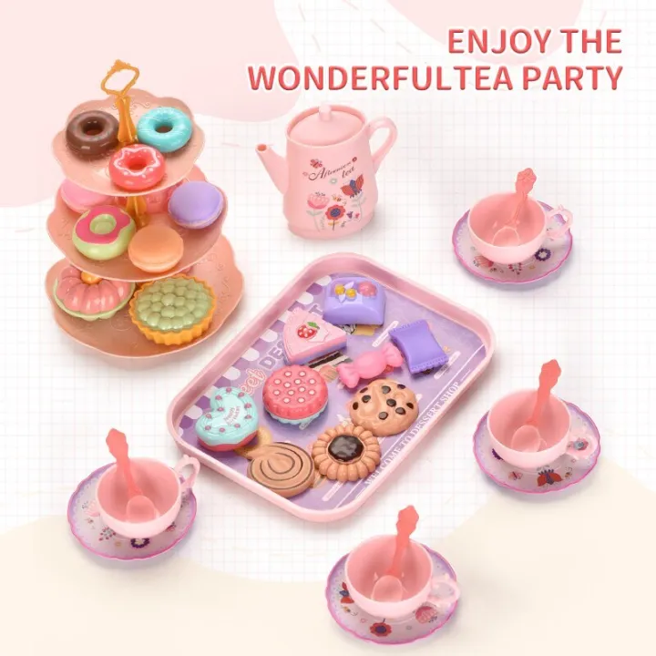 Toy%20Tea%20Set%20For%20Little%20Girls.Tea%20Party%20Set%20Toys%20For%20Kids%20Girls%20Pretend%20Play%20Snack%20Toy.Toddler%20Afternoon%20Tea%20Sets%20Toys%20-%20Image%203