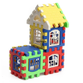 Alphabet Building Blocks House Kids Puzzle Plastic 48PCS Toys. 