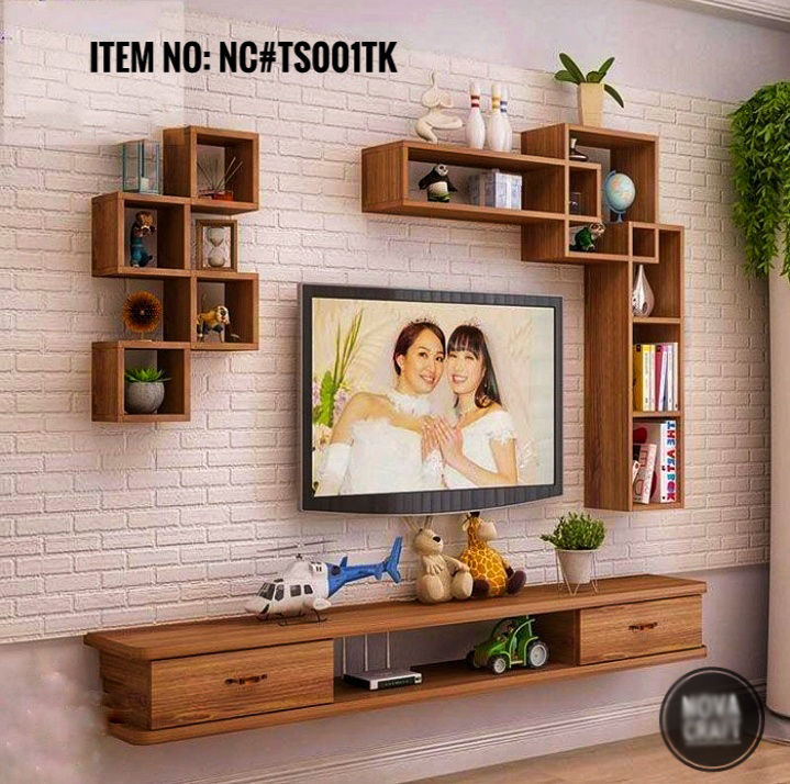 Wall%20Mount%20Wooden%20Tv%20Setup%20for%20Dinning%20Room%20-%20Image%202