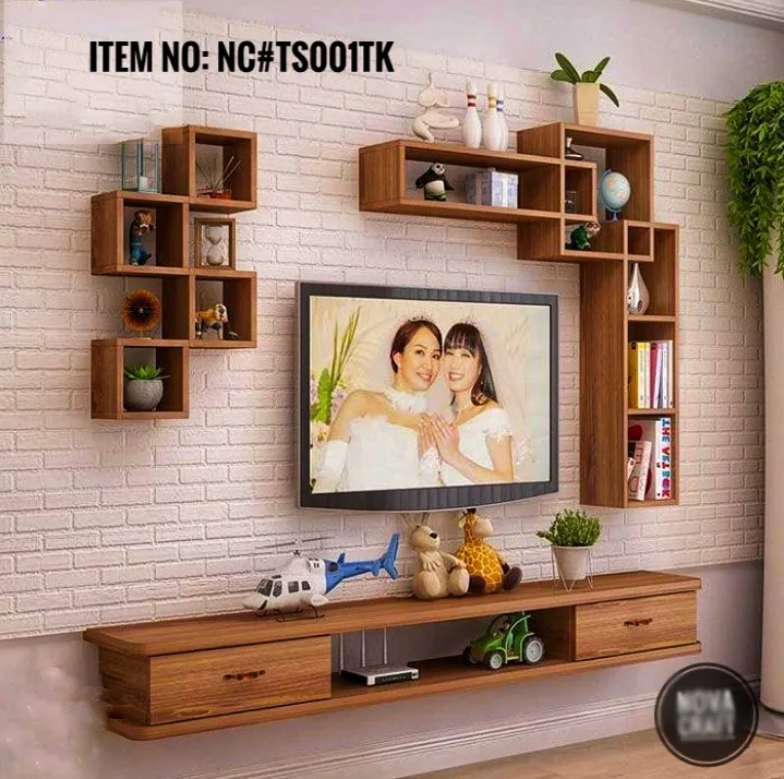 Wall%20Mount%20Wooden%20Tv%20Setup%20for%20Dinning%20Room%20-%20Image%202