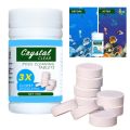 100 Pcs Pool Cleaning Tablets Disinfection Pills Chlorine Pills Instant Effervescent Pipes Water Cleaning Disinfection. 