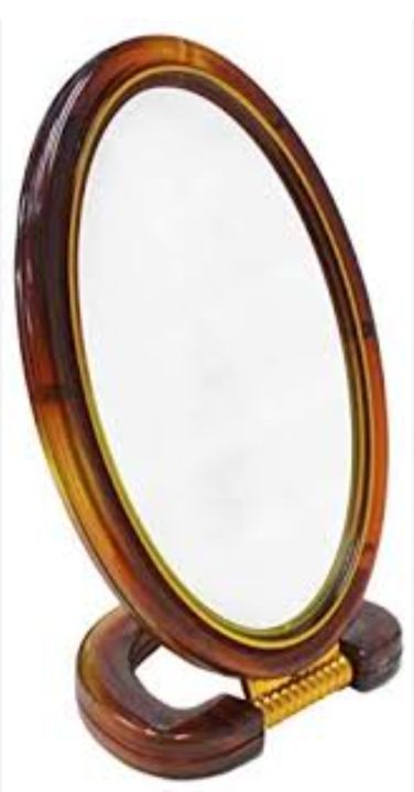 Double Sided One Side Regular One Side Magnifying mirror.
