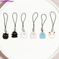 Fashion Ghost Mobile Phone Charms Devil Metal Phone Rope Key Chain Phone. 