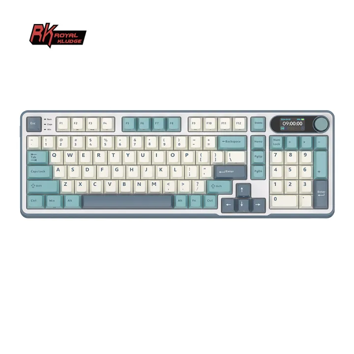 RK%20Royal%20Kludge%20RK%20S98%2098%20Key%20Tri-Mode%20RGB%20Wired%20Bluetooth%202.4G%20Wireless%20Mechanical%20Keyboard%20With%20TFT%20Screen%20-%20Image%203