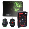 T-WOLF M1 Gaming Mouse + Gaming Mouse Pad Combo. 