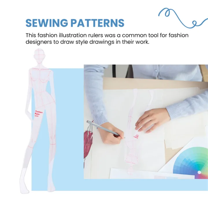 Fashion Ruler Name Fashion Illustration Rulers Sketching Templates Ruler Sewing Humanoid ...