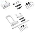 Servo Bracket, 1:10 Universal Model Assembly Hydraulic Rod RC Car Servo Mount Aluminium CNC RC Car. 
