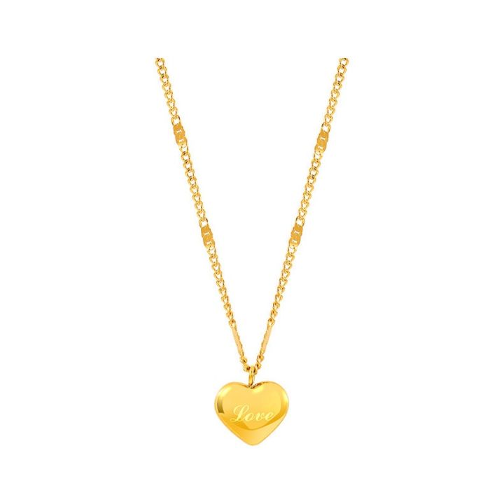 Enacolor%20New%20Gold%20Metal%20Love%20Heart%20Pendant%20Necklace%20for%20women%20Girls%20%20Fashion%20Necklaces%20Chain%20Accessories%20Jewelry%20Party%20-%20Image%206
