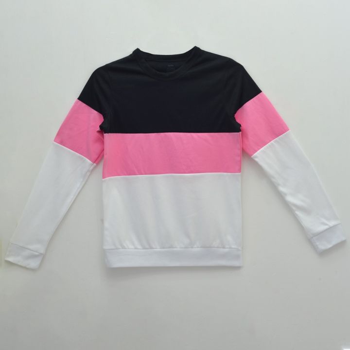 Trending%20Elegant%20Black%20Pink%20White%20T-Shirt%20Single%20Jersey%20Cotton%20Fabric%20190gsm%20Tops%20Full%20Long%20Sleeve%20Crew%20Neck%20Casual%20Regular%20Fit%20Casual%20Wear%20Long%20Horizontal%20Line%20Stripe%20Black%20Pink%20White%20Tee%20Blouse%20In%20S,%20M,%20L,%20Xl%20Sizes%20For%20Women/%20Ladies%20/%20Girls%20-%20Image%204