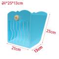 Bunny Hay Manger Grass Shelf Food Dispenser Guinea Pig Hay Feeder Blue. 