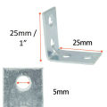 12 PCS L-Shaped Corner Bracket 90 Degree Connectors Corner Stand Right Angle Support Furniture Protector Hardware L Shape. 