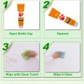 Home Cleaner Drawing Footprint Decontamination Graffiti Removal Cream Wall Stain Remover Cleaning Paste. 