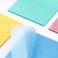 50 Sheets Color Transparent Sticky Note Self Adhesive Stickers Waterproof Memo Paper School Student Office Stationery. 