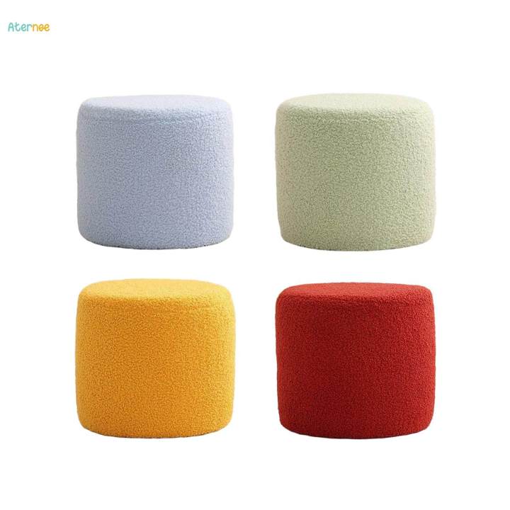 Ottoman%20Foot%20Rest%20Stool%20Padded%20Seat%20Small%20Cylinder%20Stool%20Sofa%20Tea%20Stool%20for%20Office%20Sturdy%20Room%20-%20Image%205