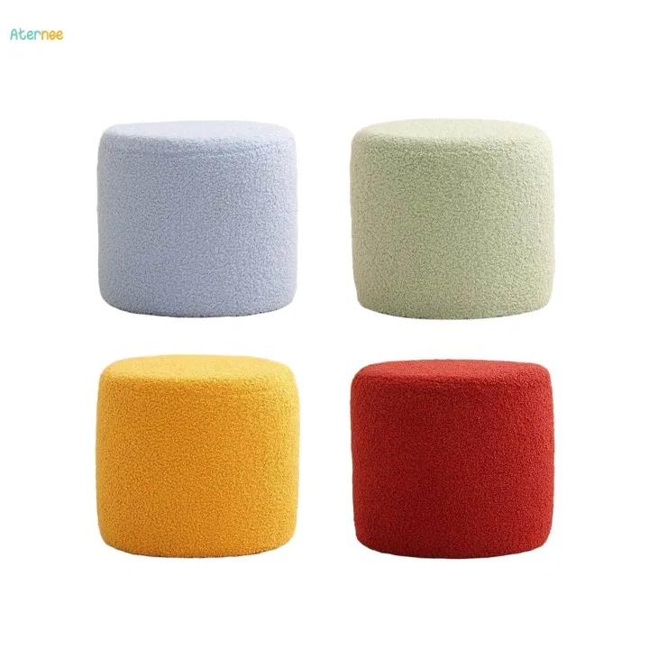 Ottoman%20Foot%20Rest%20Stool%20Padded%20Seat%20Small%20Cylinder%20Stool%20Sofa%20Tea%20Stool%20for%20Office%20Sturdy%20Room%20-%20Image%205