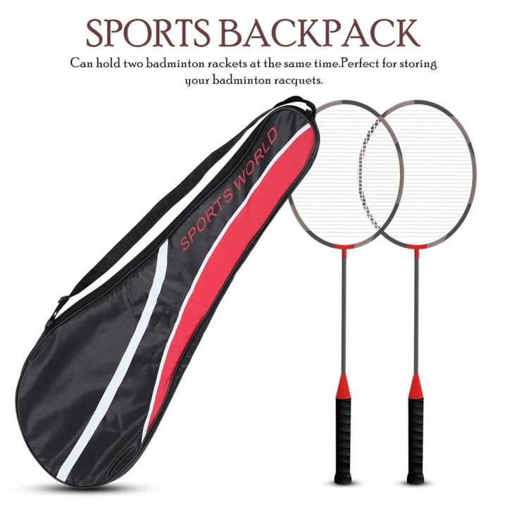 Cloth Racket Badminton Accessories Oxford Cloth Badminton Racket Bag Adjustable ...