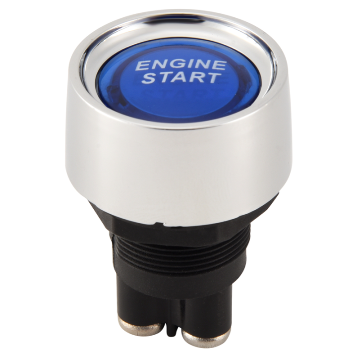 Engine Button Car DC 12V 24V Blue Car Start Engine Button Light -Blue ...