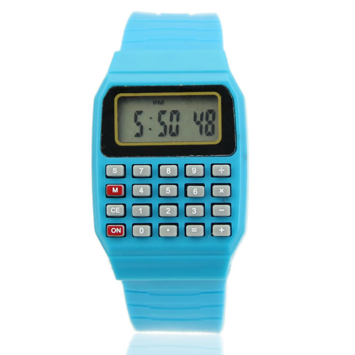 Children%20Electronic%20Calculator%20Silicone%20Date%20Multi-Purpose%20Keypad%20Wrist%20Watch%20-%20Image%205