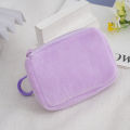 Women's Square Mini Plush Coin Purse Headphone Bag Key Wallet Cute Children's Wallet. 