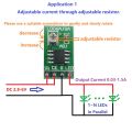 DC 3.3V 3.7V 5V LED Driver 30-1500MA Constant Current Adjustable Module PWM Control Board for USB 18650 Li-Ion. 
