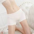 Women Soft Seamless Safety Pants Under Skirt Modal Ice Silk Breathable Shorts. 