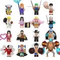 【New Trend】Compatible with LEGO One Piece Series Shanks, Luffy, Trafalgar Law Building Block Figures Toys. 