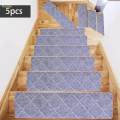 5 Pieces Stair Protector Tape Slip Resistant Indoor Runner for Wooden Steps. 