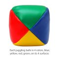 【Serendipity party】6PCS Juggling Balls Set For Beginners Smooth Durable Juggle Ball Durable Weighted Juggling Ball Kit. 