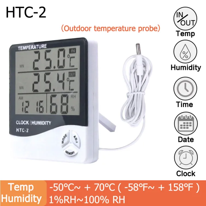 Digital%20LCD%20Temperature%20Humidity%20Meter%20with%20Probe%20and%20Clock%20-%20HTC2%20-%20Image%203