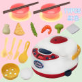Role playing kitchen smart spray rice cooker toy cooking kitchen set play house cooking (no battery required). 