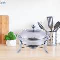 Stainless Steel Chafing Dish Buffet Set Removable for Baking Barbecue Hotel. 