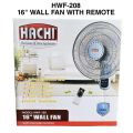 16'' Wall Fan With Remote Control. 