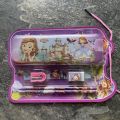 Kids Pencil box with 2 pencil+Eraser+Pencil Sharpener. 