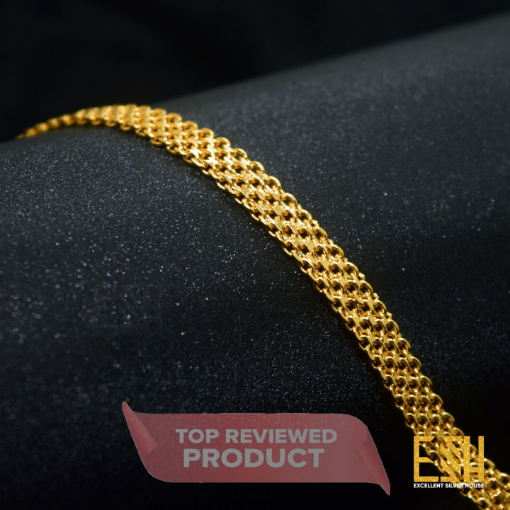 Gold%20plated%203.5MM%20Bismark%20Bracelet%20For%20Gents%20&%20Ladies%20-%20Image%203