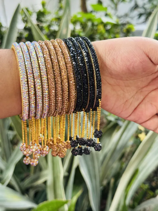 Gold%20color%20Fashion%20Jewlery%20Beautiful%20one%20pair%20bangle%20with%20white,%20gold,%20multi%20color%20stones%20and%20pearl%20for%20women%20and%20girl%20gift%20items%20for%20girls%20-%20Image%202