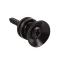 Replacement Guitar Strap Locks Parts Chrome Belt Lock Buttons Buckle Guitar Essories Silver Black Color. 
