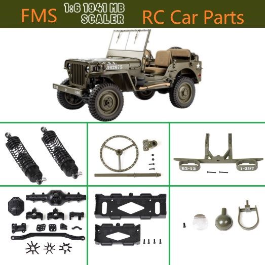 1:6 1941 Mb Scaler Control Toys Rc Car Parts